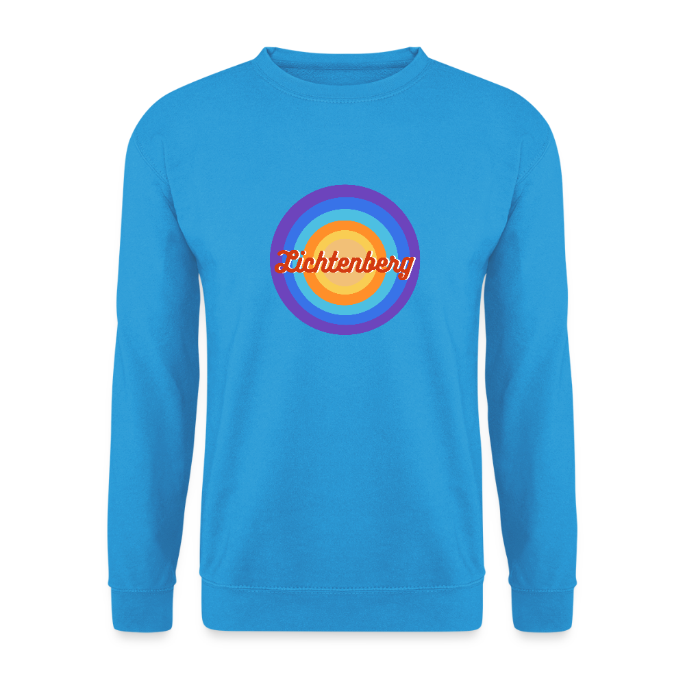 Lichtenberg Retro - Unisex Pullover - Meeresblau