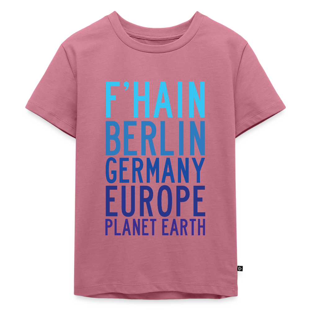 F'hain - Planet Earth - Kinder Premium T-Shirt - Mauve