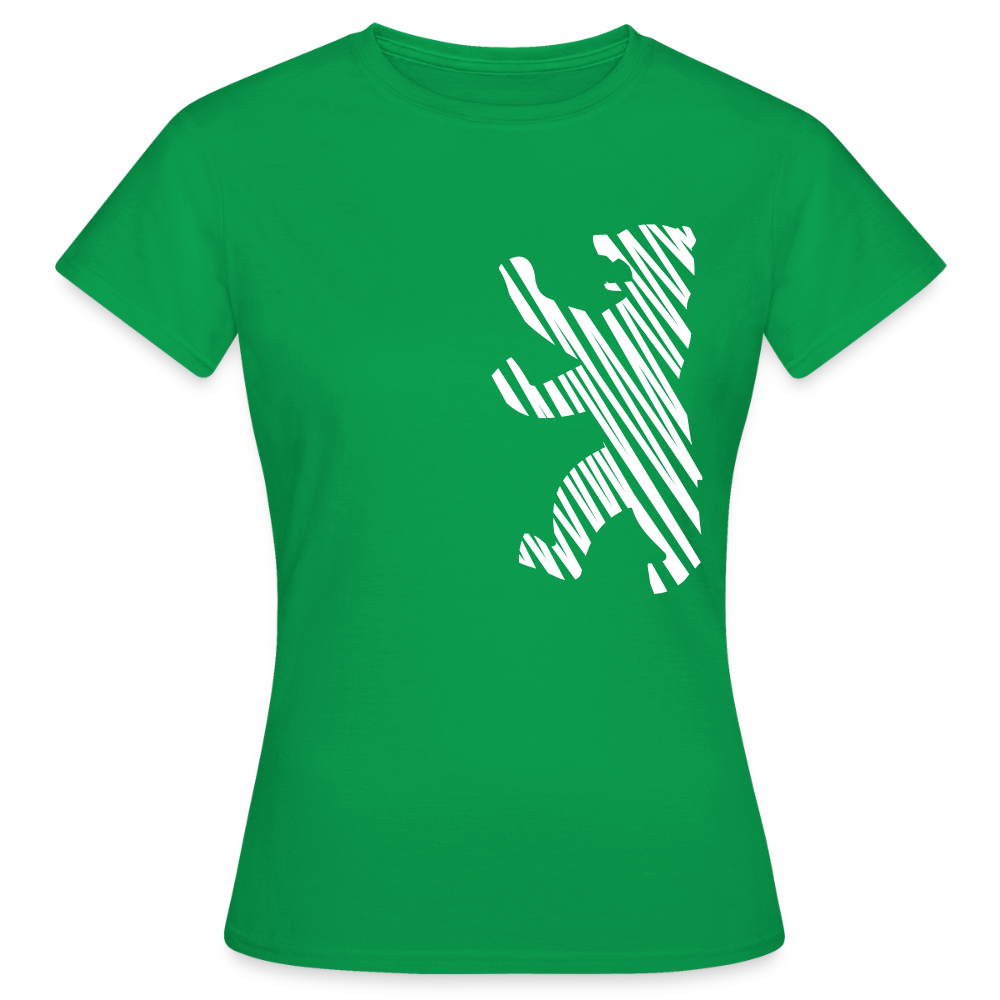 Berliner Bär im Netz - weiß - Frauen Premium T-Shirt - Kelly Green