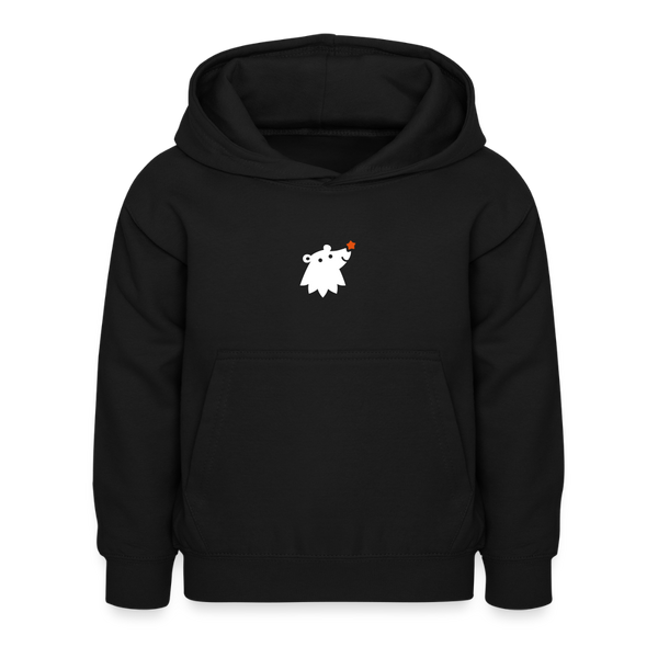 Schnauze Bär - Kinder Hoodie - Schwarz