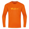Wuschich! - Männer Sport Langamshirt - Neonorange