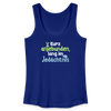 Kurz anjebunden, lang im Jedächtnis. - Frauen Bio Tank Top - Königsblau