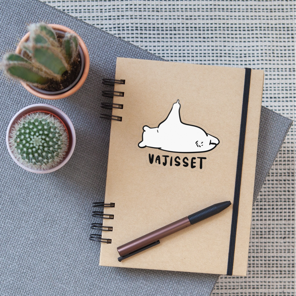 Vajisset Bär - Aufkleber - Transparent glänzend