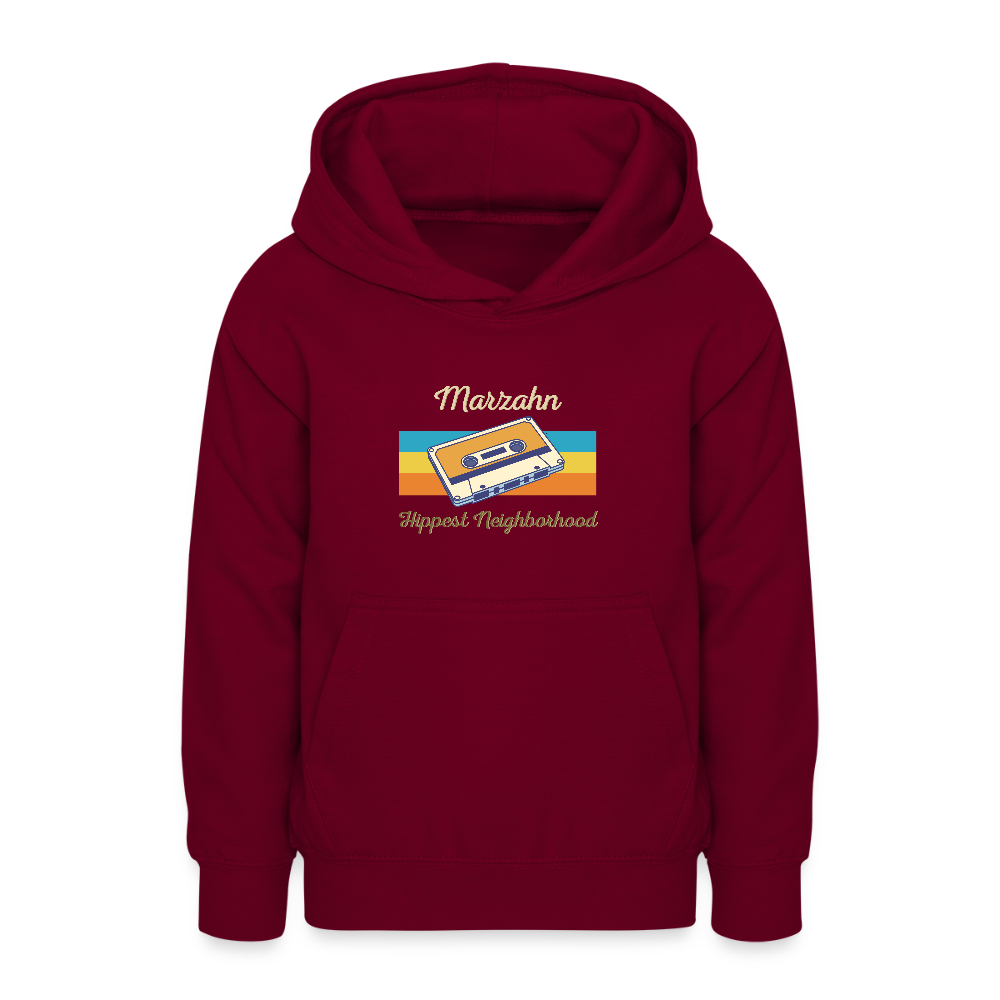 Marzahn Hippest Neighborhood - Teenager Hoodie - Bordeaux