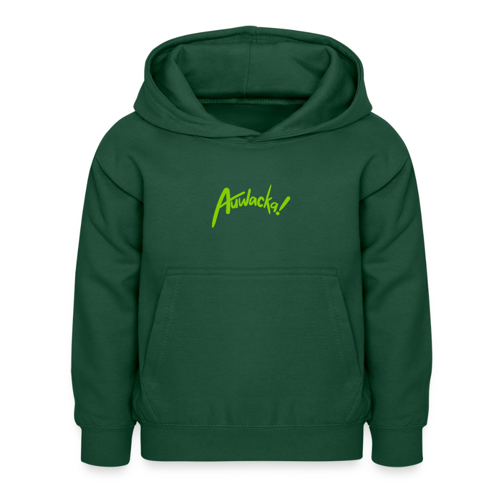 Auwacka! - Kinder Hoodie - Flaschengrün