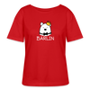Bärlin - Relaxed Rundhals Frauen Bio-T-Shirt - Rot