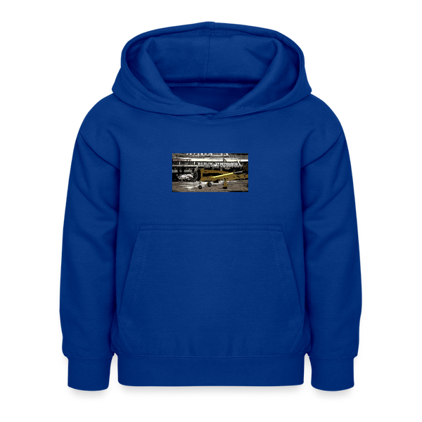 Tempelhof Flugzeug - Kinder Hoodie - Royalblau