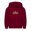 Bin jeheimnisvoll wie'n Dönerrezept. - Kinder Hoodie - Bordeaux