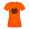 Tegel TXL Umrisse - Frauen Sport-Shirt - Neonorange