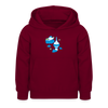 Berliner Bär bei Nacht - Kinder Hoodie - Bordeaux