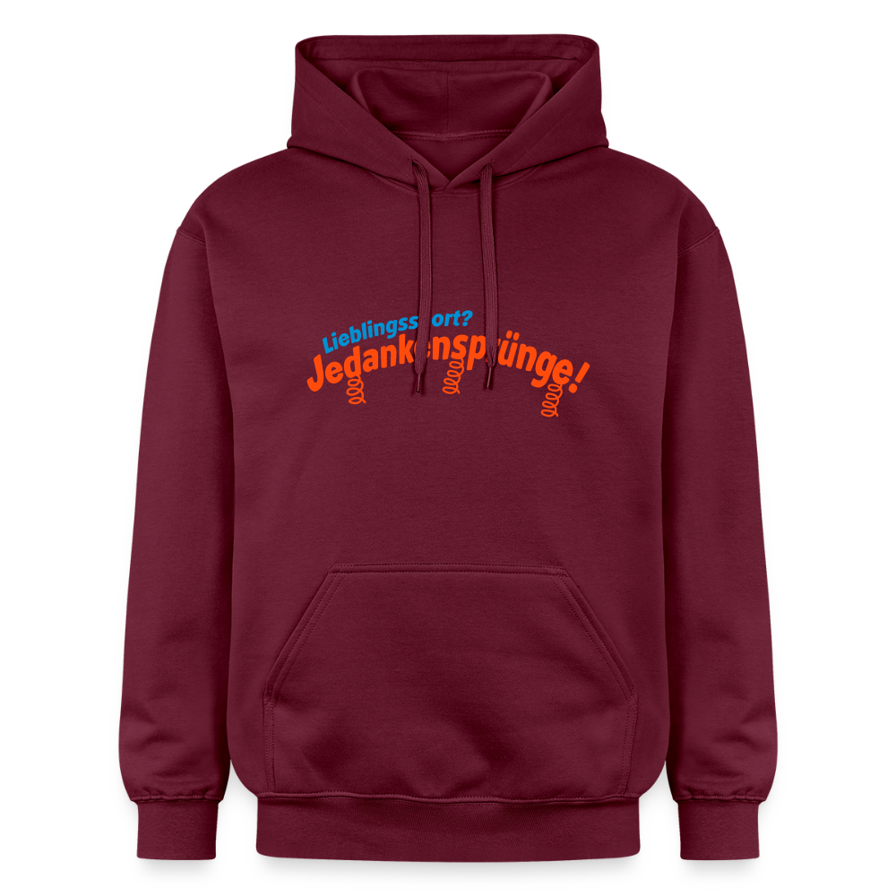 Lieblingssport? Jedankensprünge! - Hoodie - Maroon