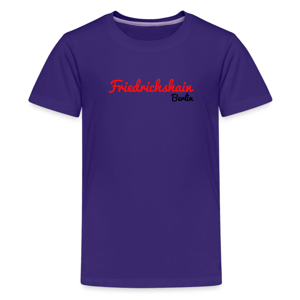 Friedrichshain Berlin - Teenager Premium T-Shirt - Lila
