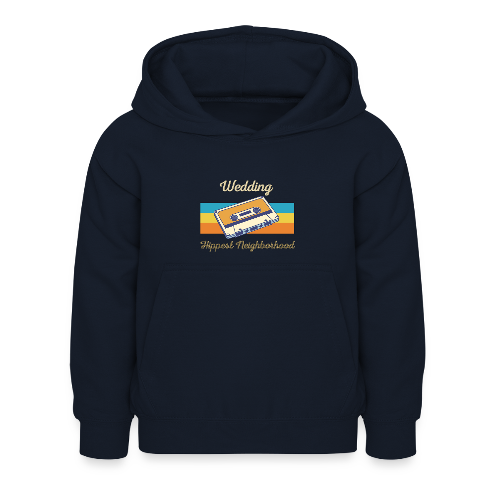 Wedding Hippest Neighborhood - Kinder Hoodie - Navy