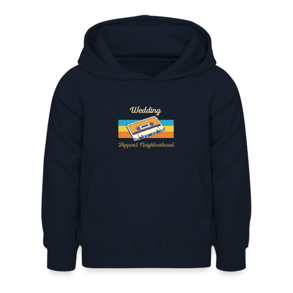 Wedding Hippest Neighborhood - Kinder Hoodie - Navy