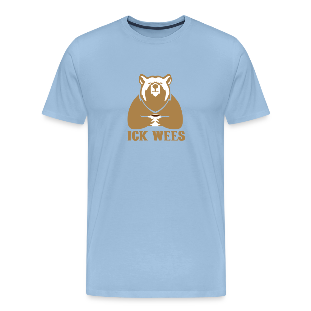ick wees - Männer Premium T-Shirt - Sky