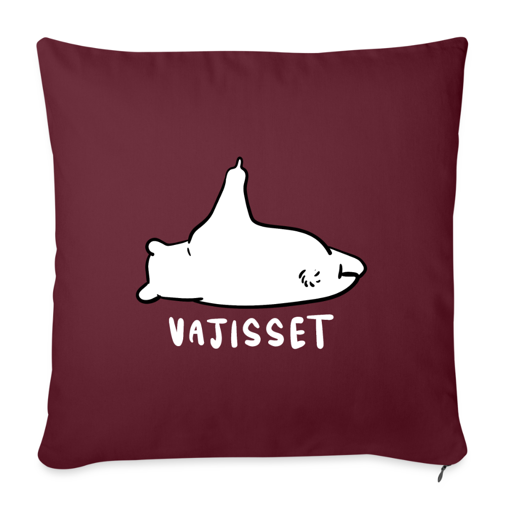 Vajisset Bär - Sofakissen mit Füllung (45 x 45 cm) - Burgunderrot