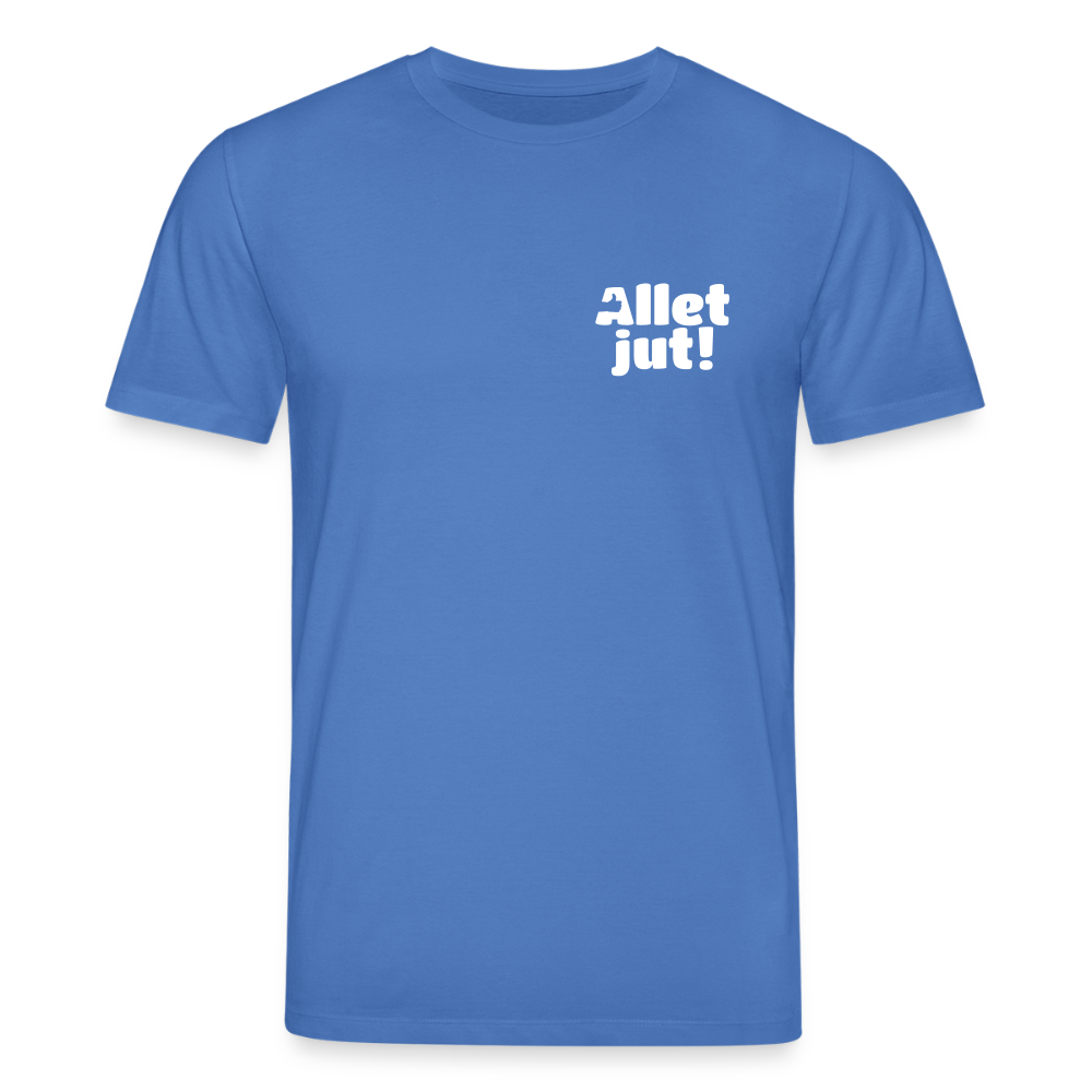 Allet Jut - Unisex Bio T-Shirt - Achtsames Blau