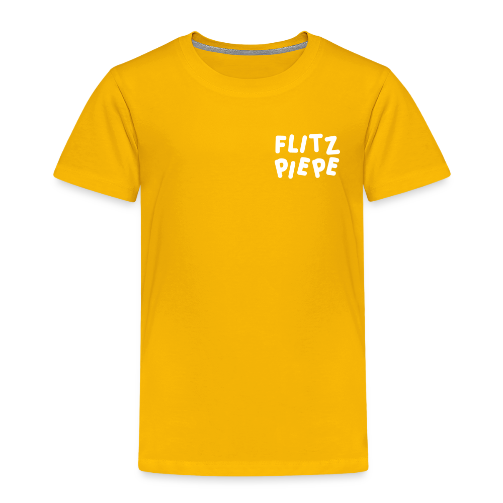 Flitz piepe - Kinder Premium T-Shirt - Sonnengelb