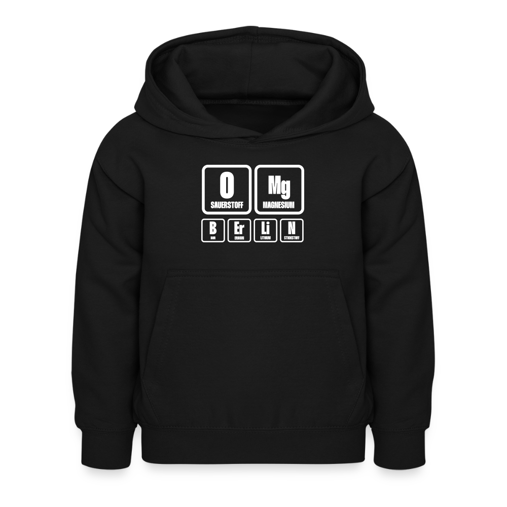 OMG Berlin - Kinder Hoodie - Schwarz