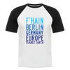 F'hain - Planet Earth - Männer Baseball T-Shirt - Weiß/Schwarz
