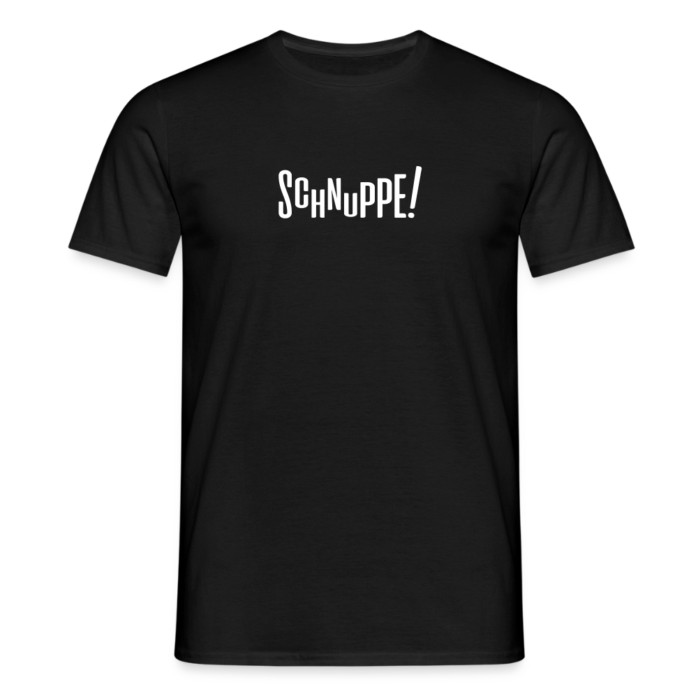 Schnuppe! - Männer Premium T-Shirt - Schwarz