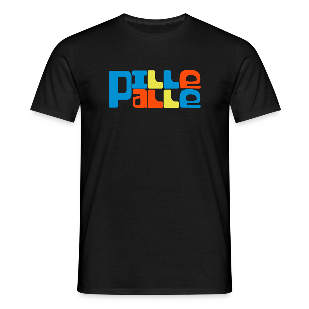 Pillepalle - Männer Premium T-Shirt - Schwarz