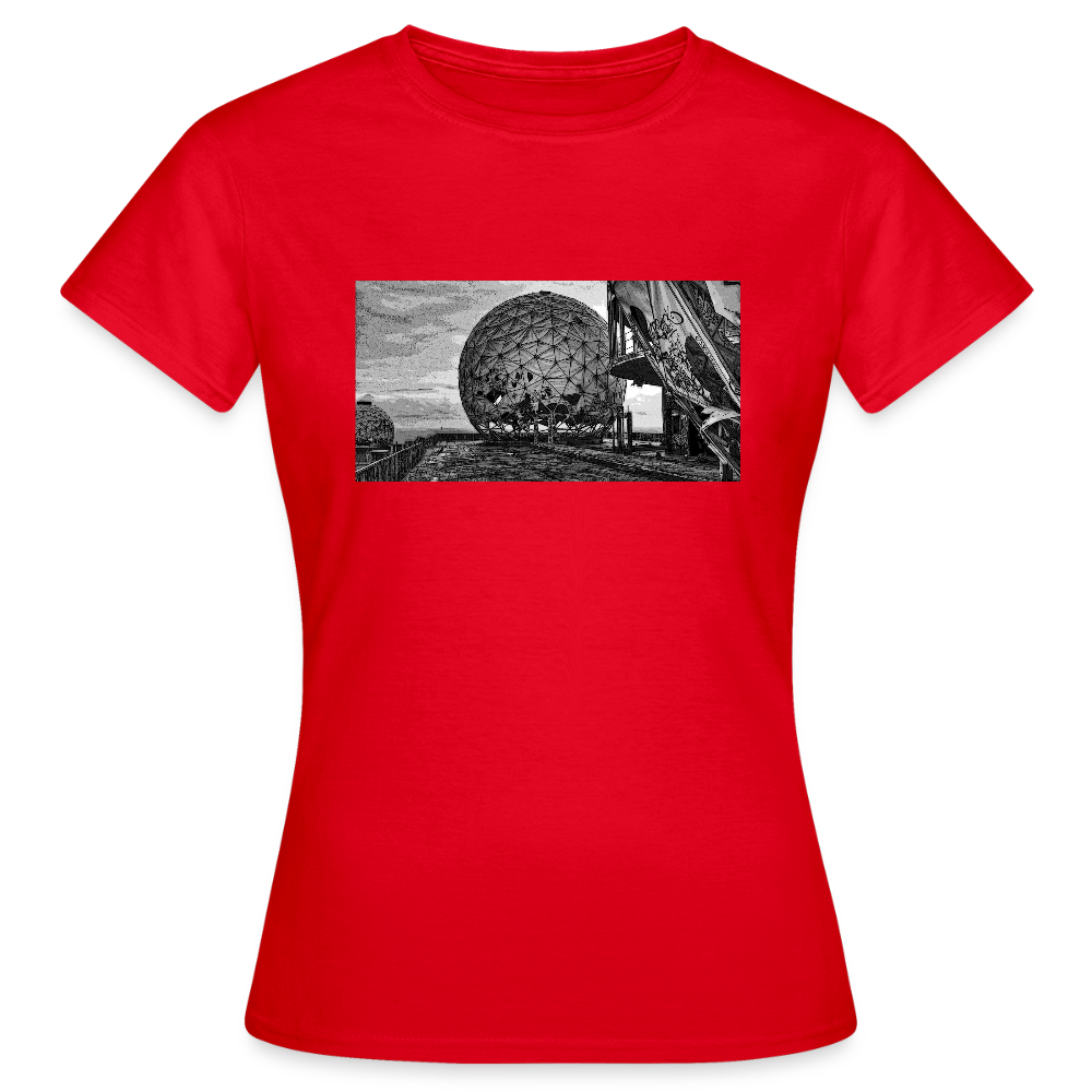 Teufelsberg im Bild - Frauen Premium T-Shirt - Rot