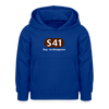S41 - Kinder Premium Hoodie - Royalblau