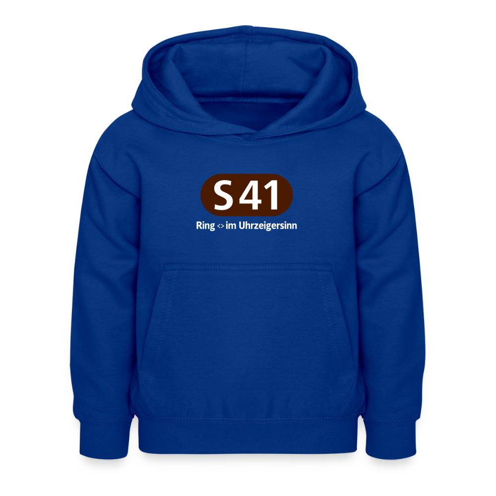 S41 - Kinder Premium Hoodie - Royalblau