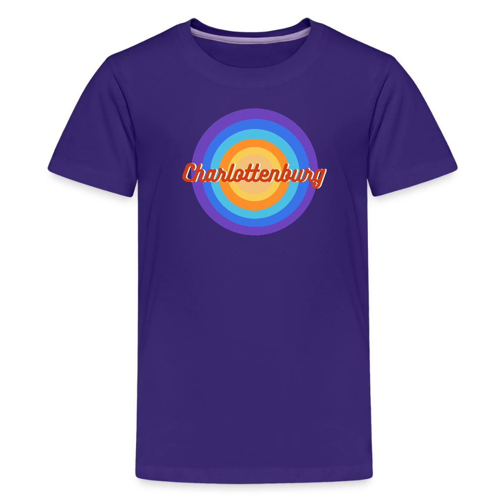 Charlottenburg Retro - Teenager Premium T-Shirt - Lila