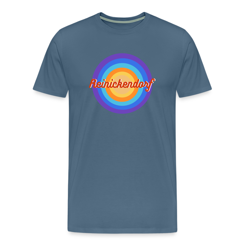 Reinickendorf retro - Männer Premium T-Shirt - Blaugrau