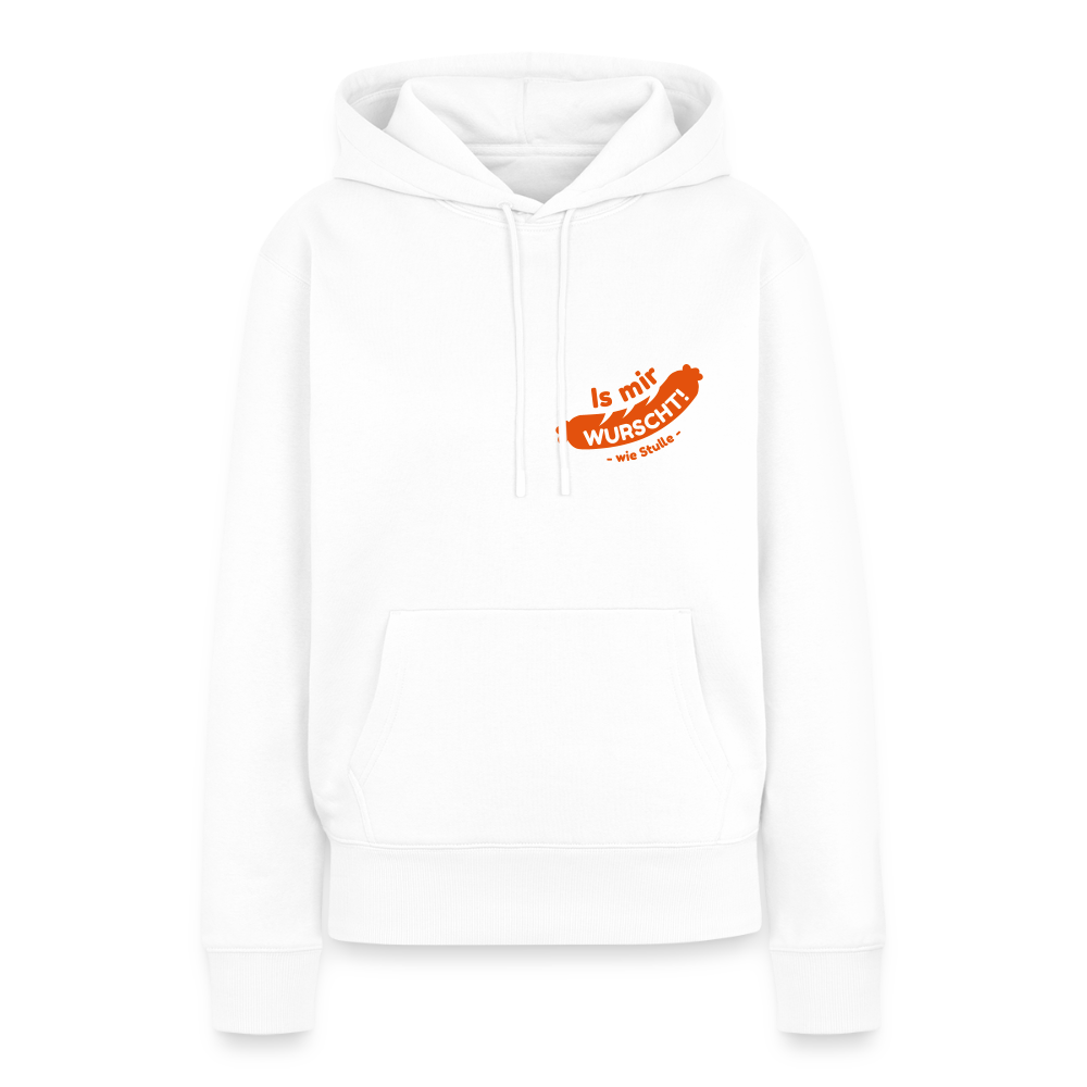 Is mir Wurscht - Frauen Premium Hoodie - Weiß