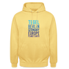 Tegel Planet Earth - Unisex Hoodie - Zitronengelb