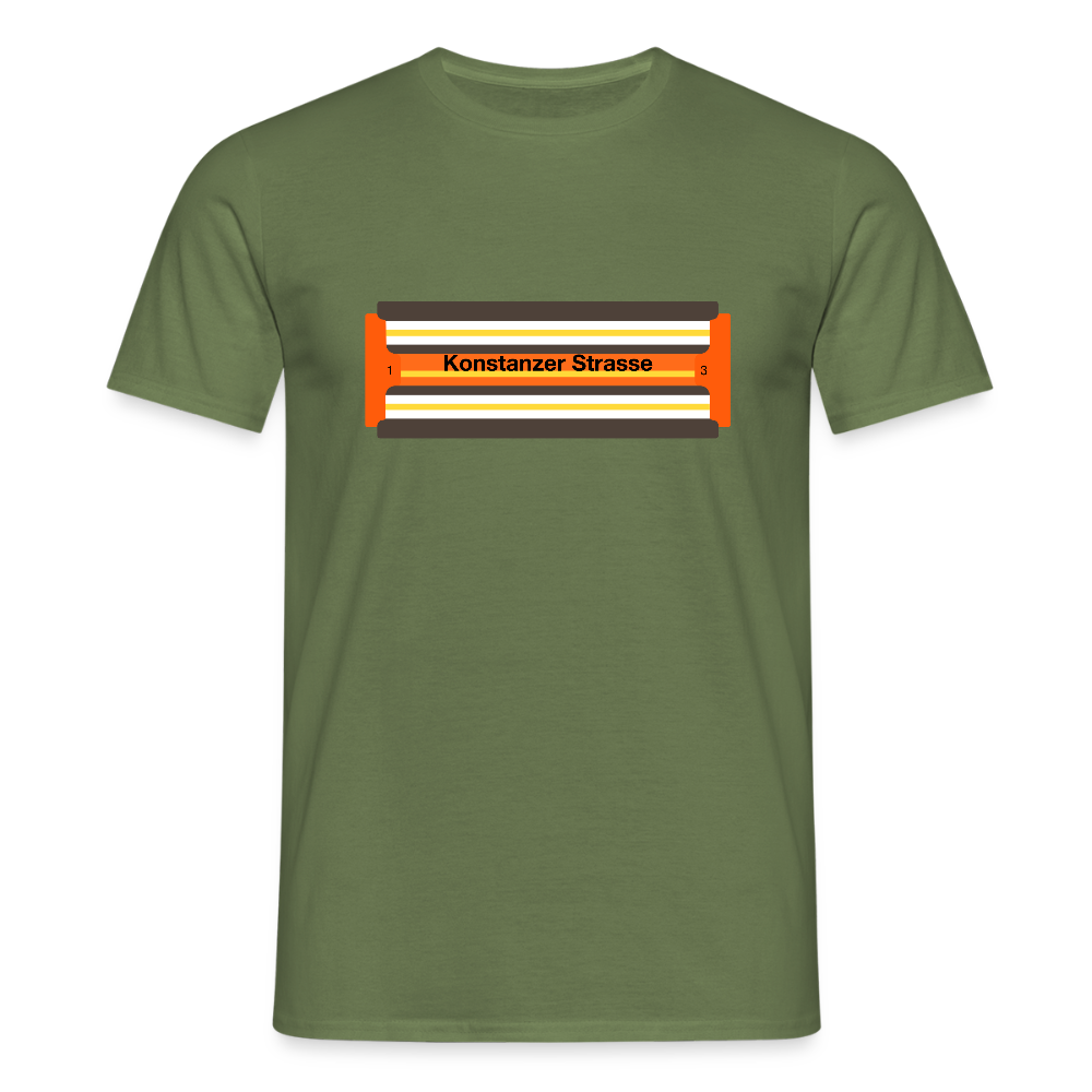 Konstanzer Strasse - Männer Premium T-Shirt - Militärgrün