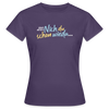Echt jetzt? Nich du schon wieda... - Frauen Premium T-Shirt - Dunkellila