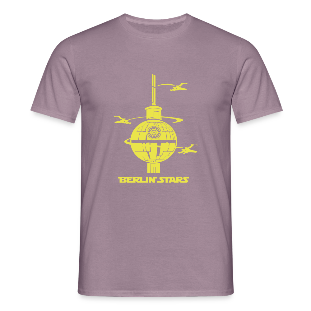 Berlin Stars - gelb - Männer Premium T-Shirt - Lilagrau