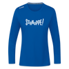 Schnuppe! - Frauen Sport Langarmshirt - Royalblau