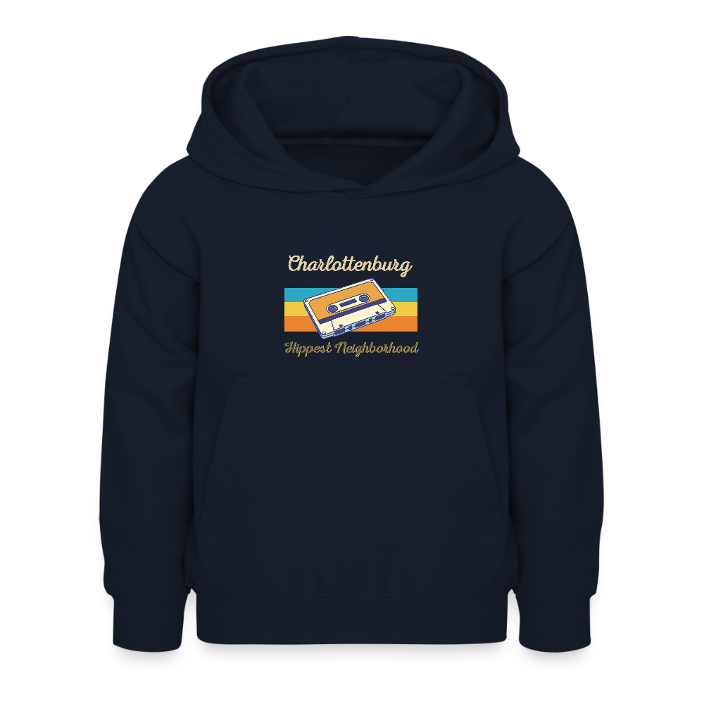 Charlottenburg Hippest Neighborhood - Kinder Hoodie - Navy