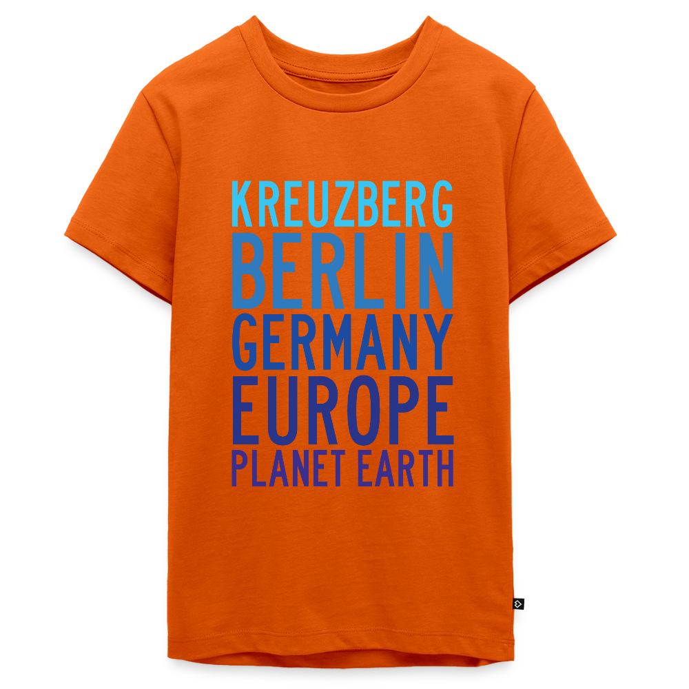 Kreuzberg - Planet Earth - Teenager Premium T-Shirt - Orange