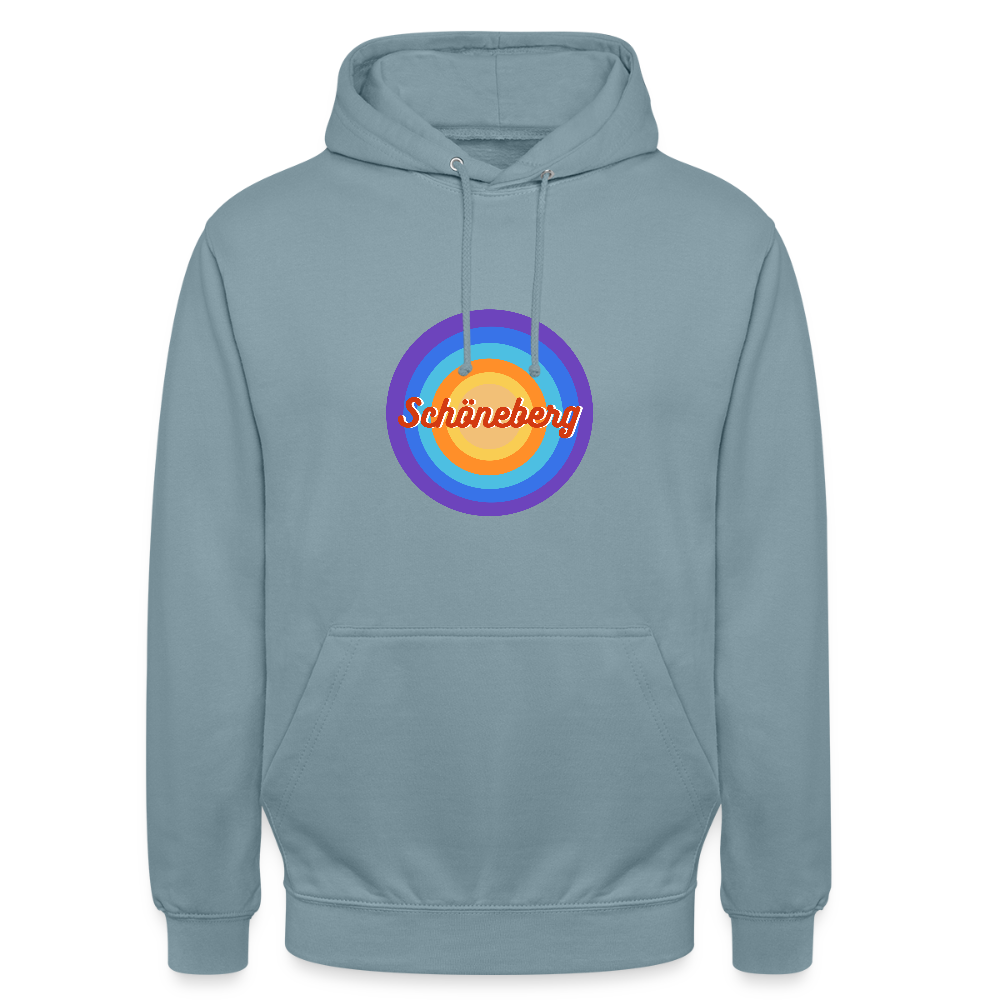 Schöneberg retro - Unisex Hoodie - Nebelblau