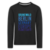 Grunewald Planet Earth - Kinder Langarmshirt - Schwarz