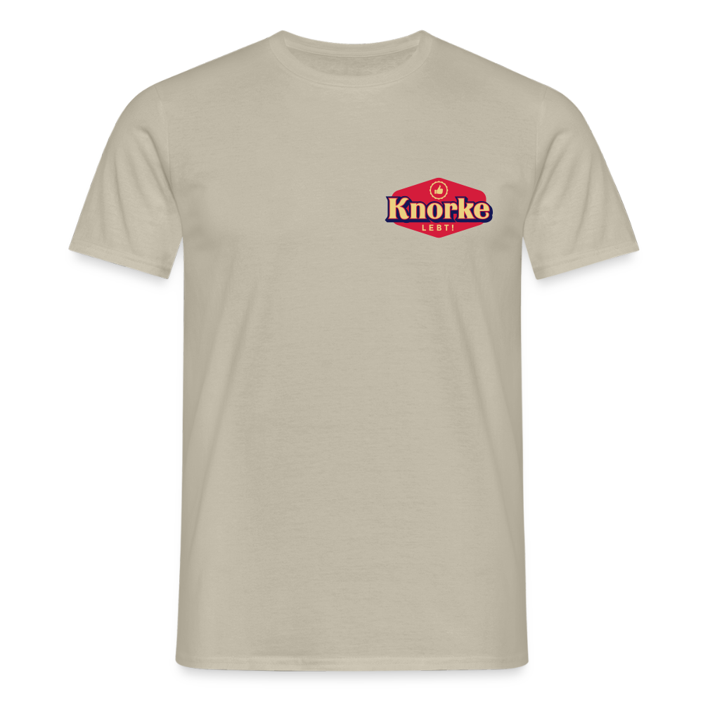 KNORKE lebt! - Männer Premium T-Shirt - Sandbeige