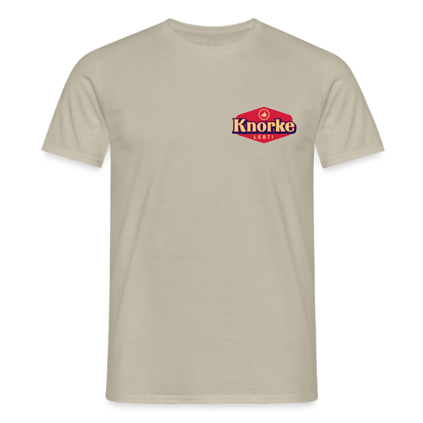 KNORKE lebt! - Männer Premium T-Shirt - Sandbeige