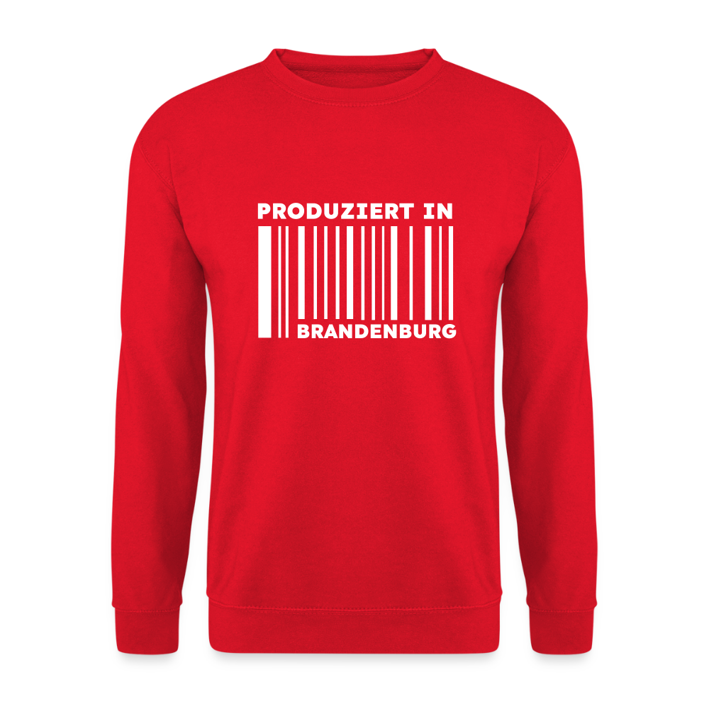 PRODUZIERT IN BRANDENBURG - Unisex Pullover - Rot