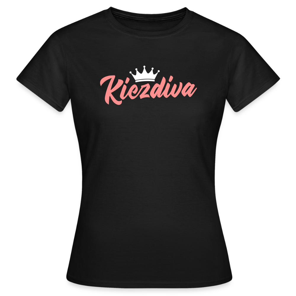 Kiezdiva - Frauen Premium T-Shirt - Schwarz
