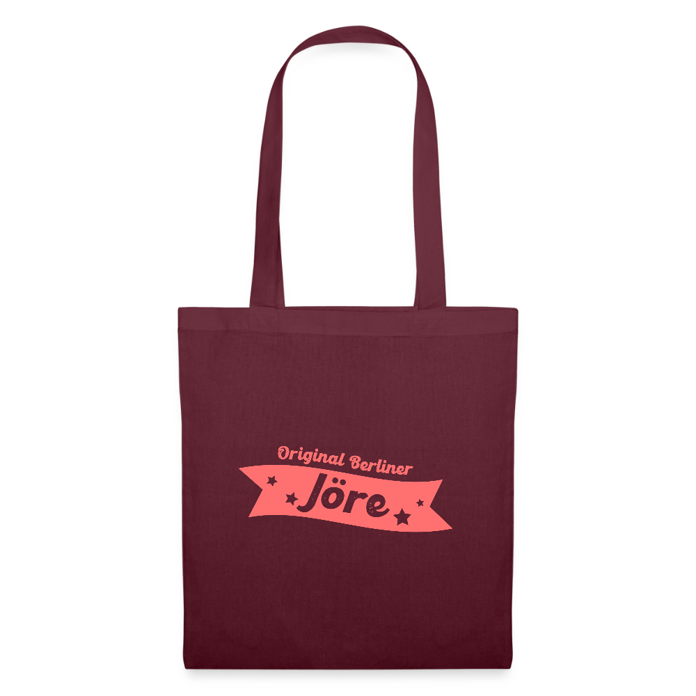 Berliner Jöre - Stoffbeutel - Burgunderrot