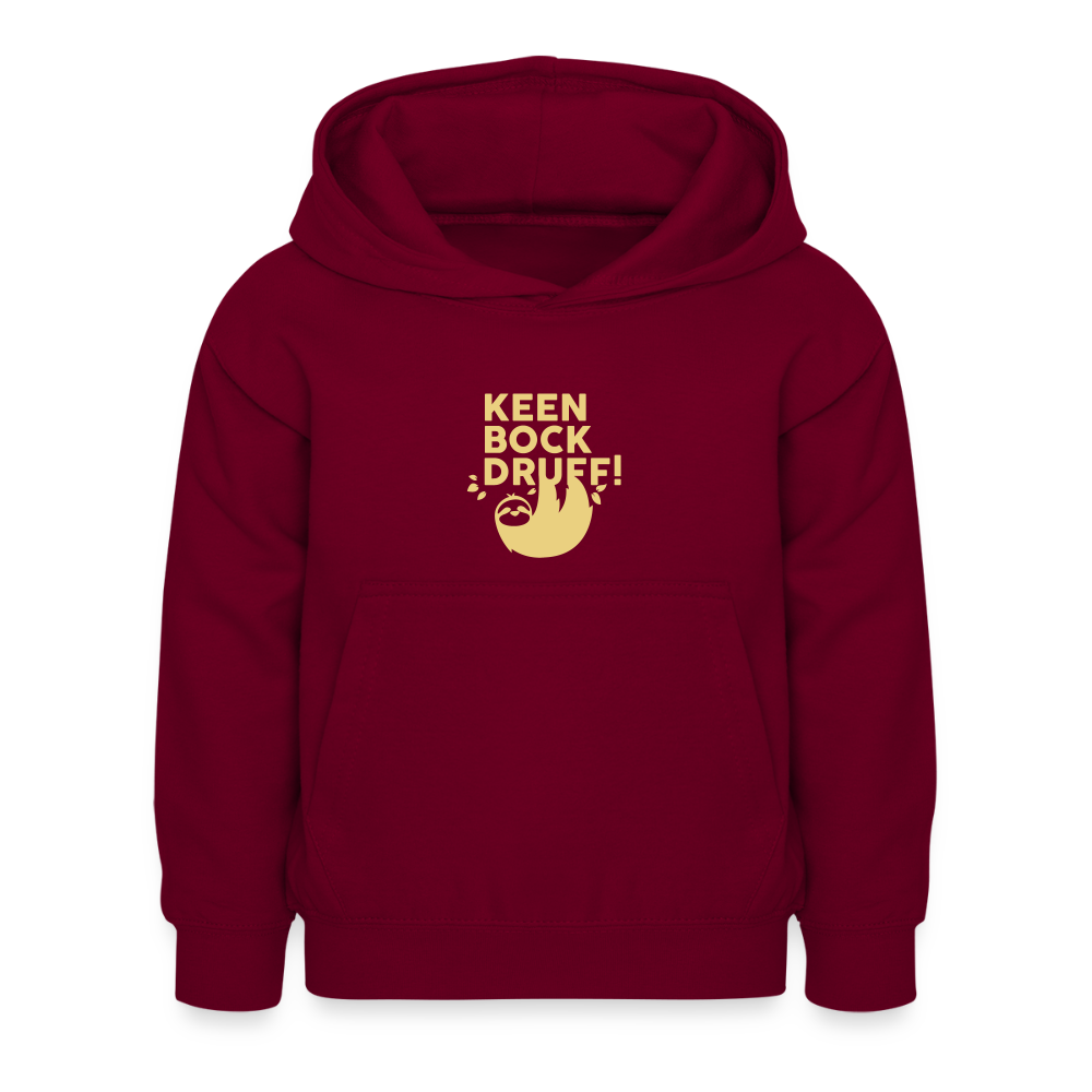 Keen Bock druff! - Kinder Hoodie - Bordeaux