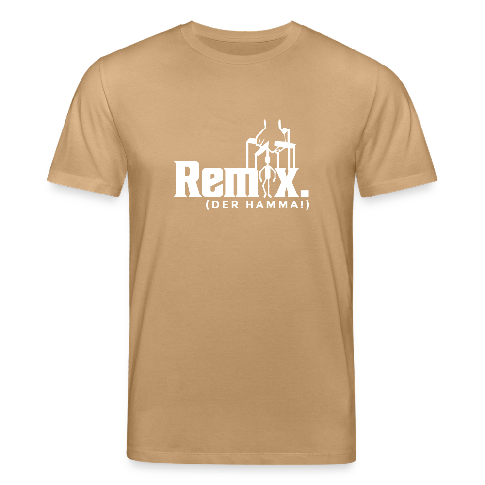 Remix. - Unisex Bio T-Shirt - Karamell