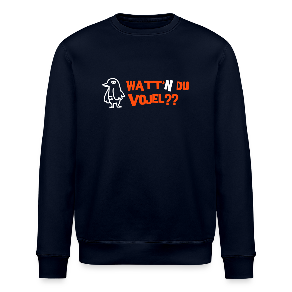 Watt'n du Vojel - Unisex Bio Sweatshirt - Navy