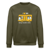 I love BVG - Unisex Bio Sweatshirt - Khaki